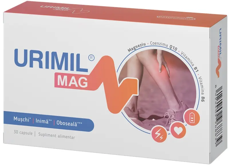 Urimil Mag 30 capsule – Naturpharma - Mai puțină oboseală