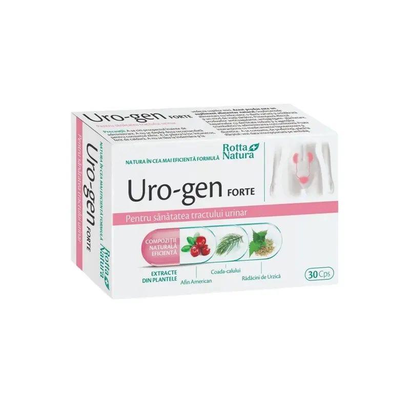 Uro-gen forte 30 capsule – Rotta Natura - Confort urinar