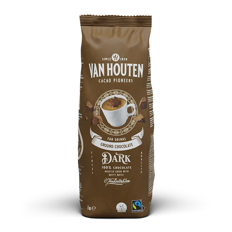 Van Houten Dark - ground chocolate 1000 g