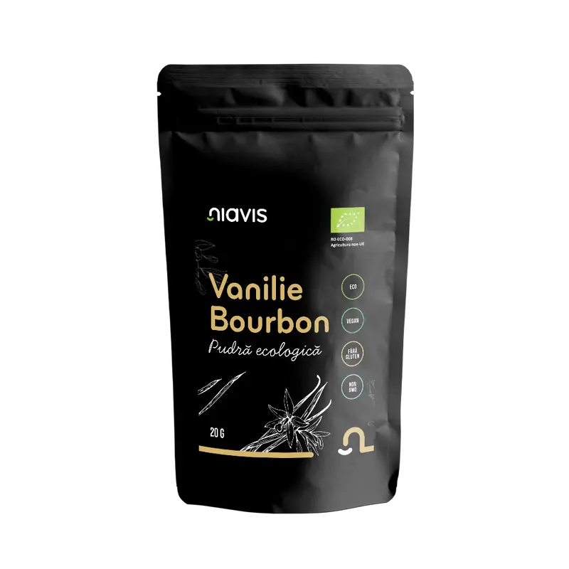 Vanilie de Bourbon Pulbere Ecologica/BIO 20g