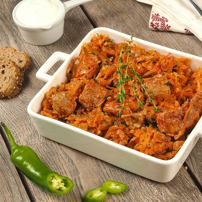 Varza calita cu carne - 1 Kg