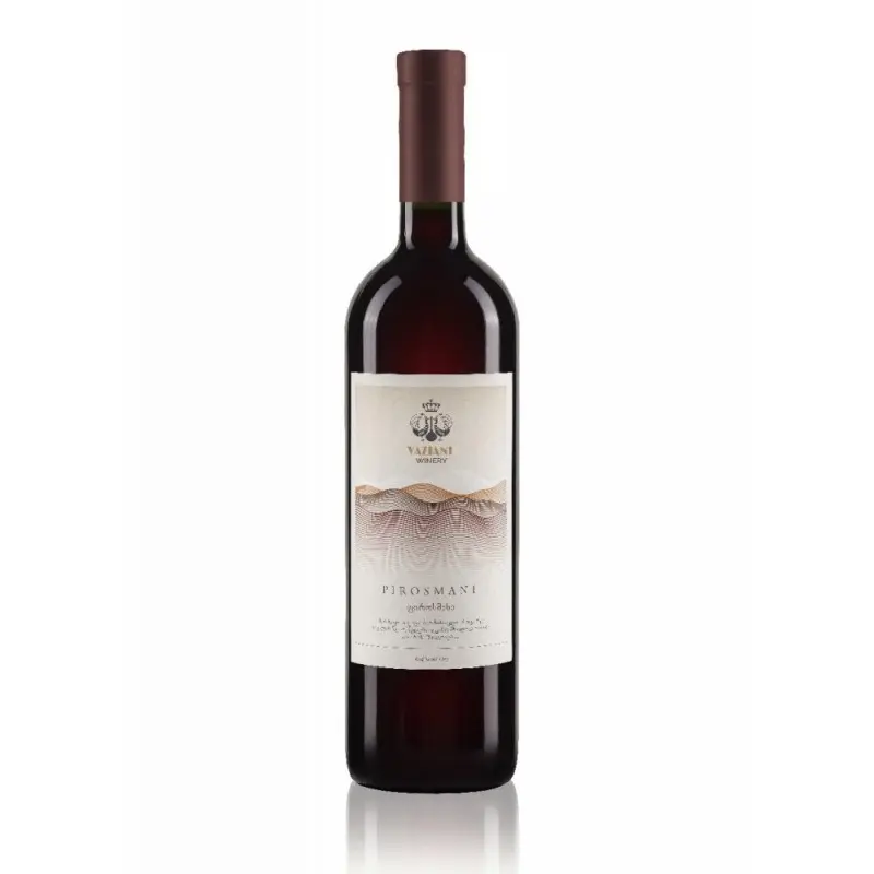 Vaziani Pirosmani Roșu Demisec 0.75L 12.5%