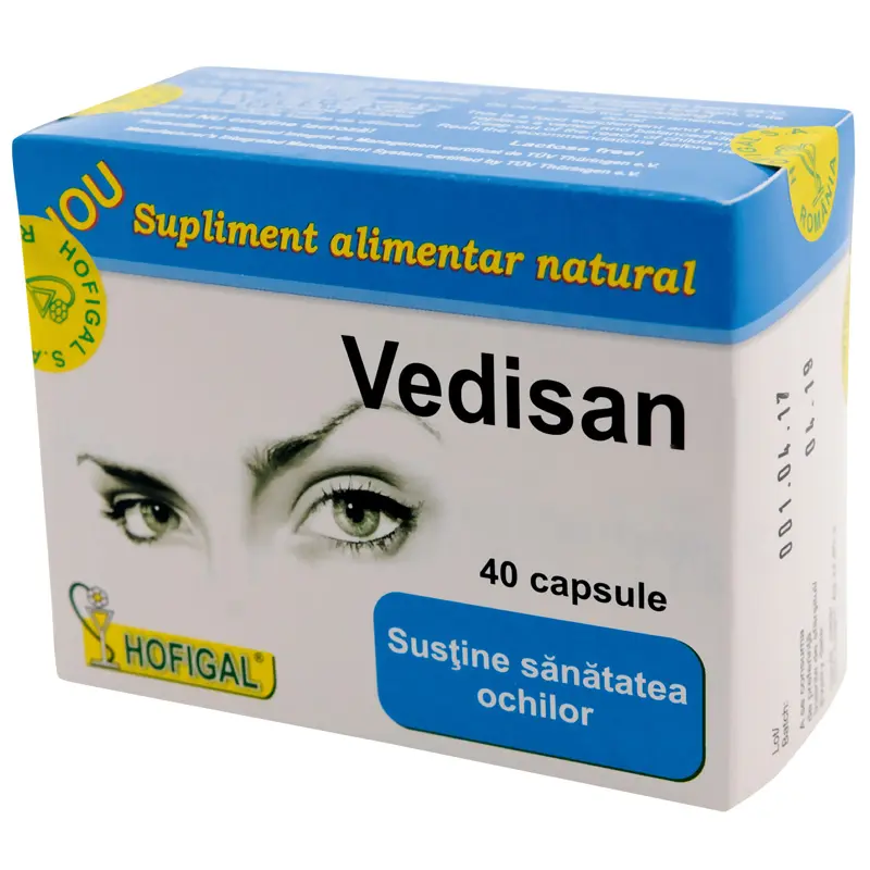 Vedisan 40 capsule – Hofigal - Afin și cătină