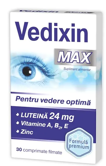 Vedixin Max 30 comprimate – Zdrovit - Pentru vedere