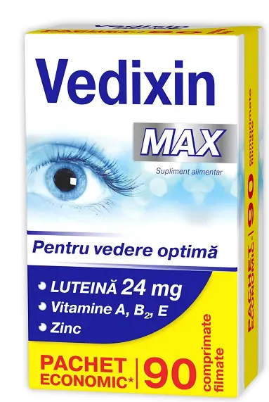 Vedixin Max 90 comprimate – Zdrovit - Pentru vedere