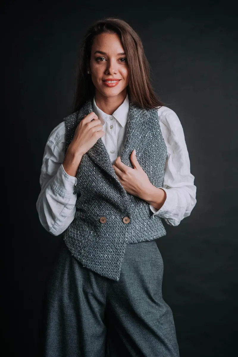 Vesta "Crisana" Lana - Gri Melange