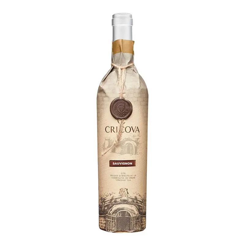 Vin Alb Cricova Hartie Sauvignon Demidulce 0.75L