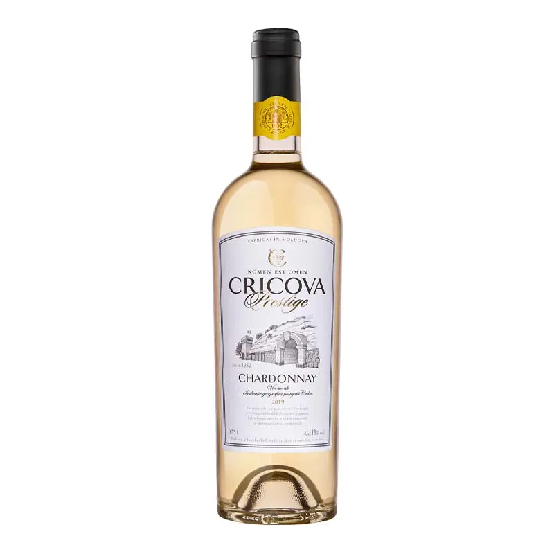 Vin Alb Cricova Prestige Chardonnay Sec 0.75L