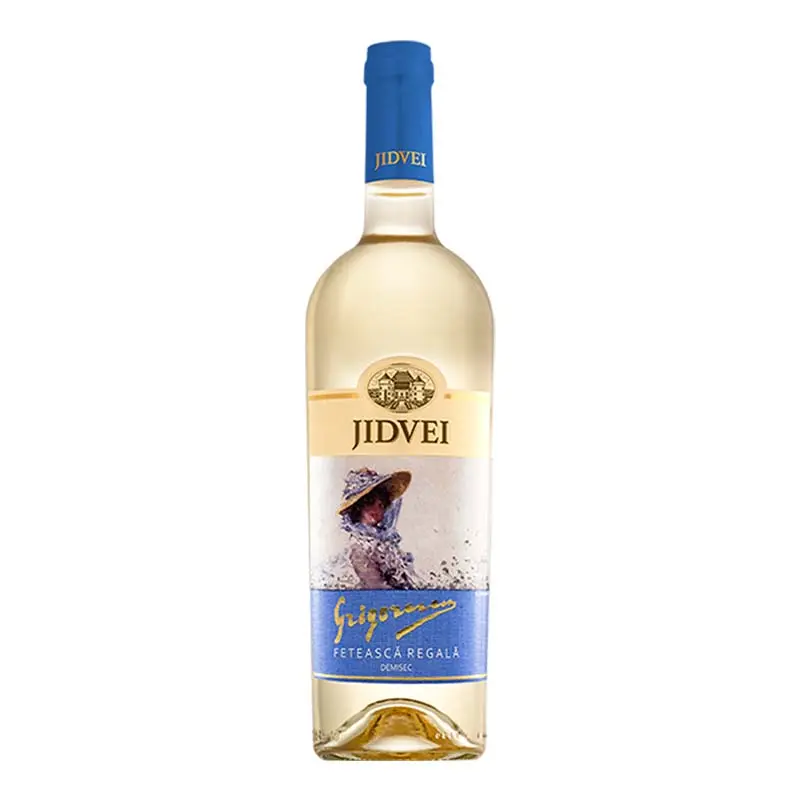 Vin Alb Jidvei Grigorescu Feteasca Regala Demisec 0.75L