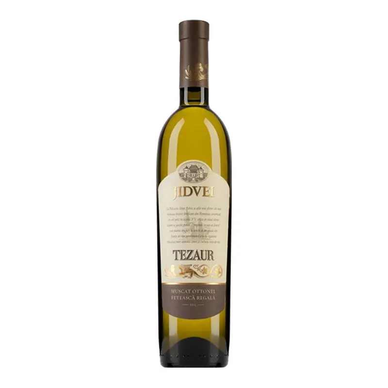 Vin Alb Jidvei Tezaur Muscott O. & Feateasca R. Sec 0.75L