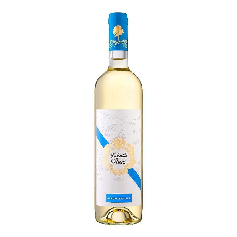 Vin Alb Recas Domeniile Gewurztraminer Demidulce 0.75L