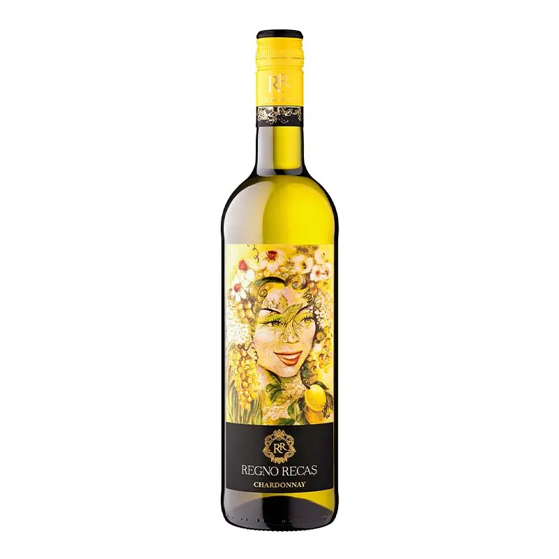 Vin Alb Recas Regno Chardonnay Sec 0.75L