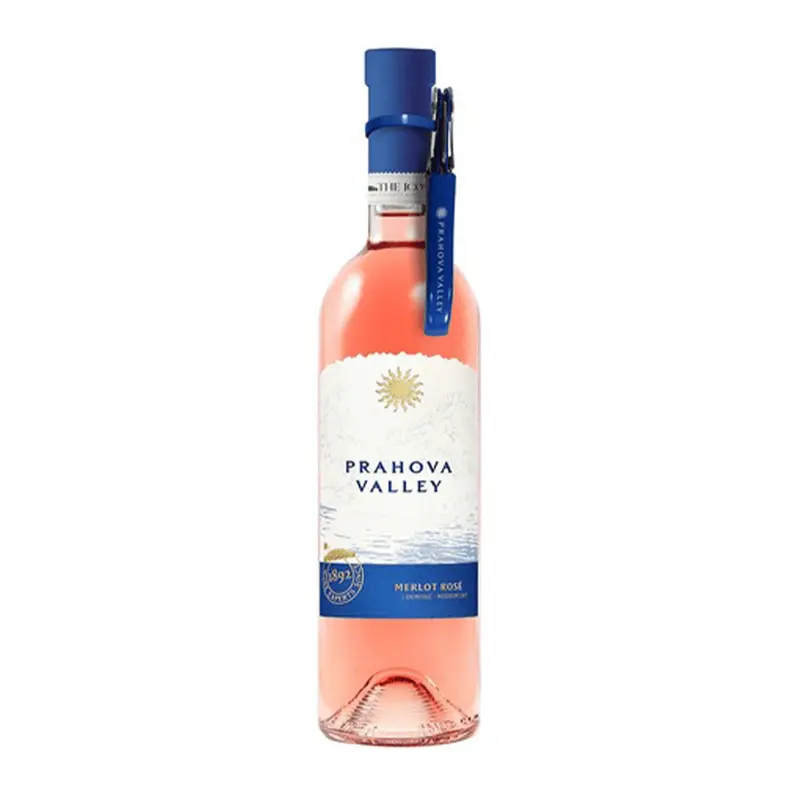 Vin Rose Pachet Prahova Valley Demisec 0.75L + Tirbuson
