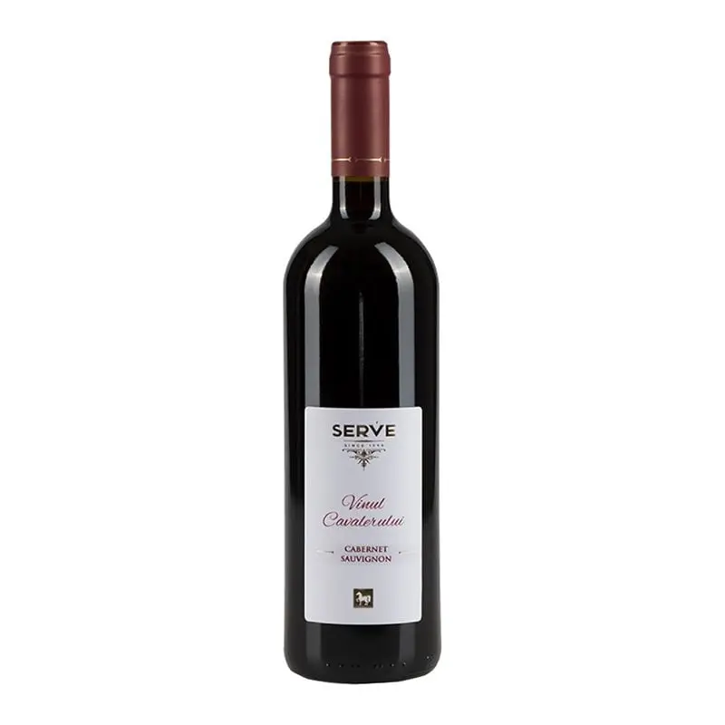 Vin Rosu Serve Vinul Cavalerului Cabernet Sauvignon Sec 0.75L