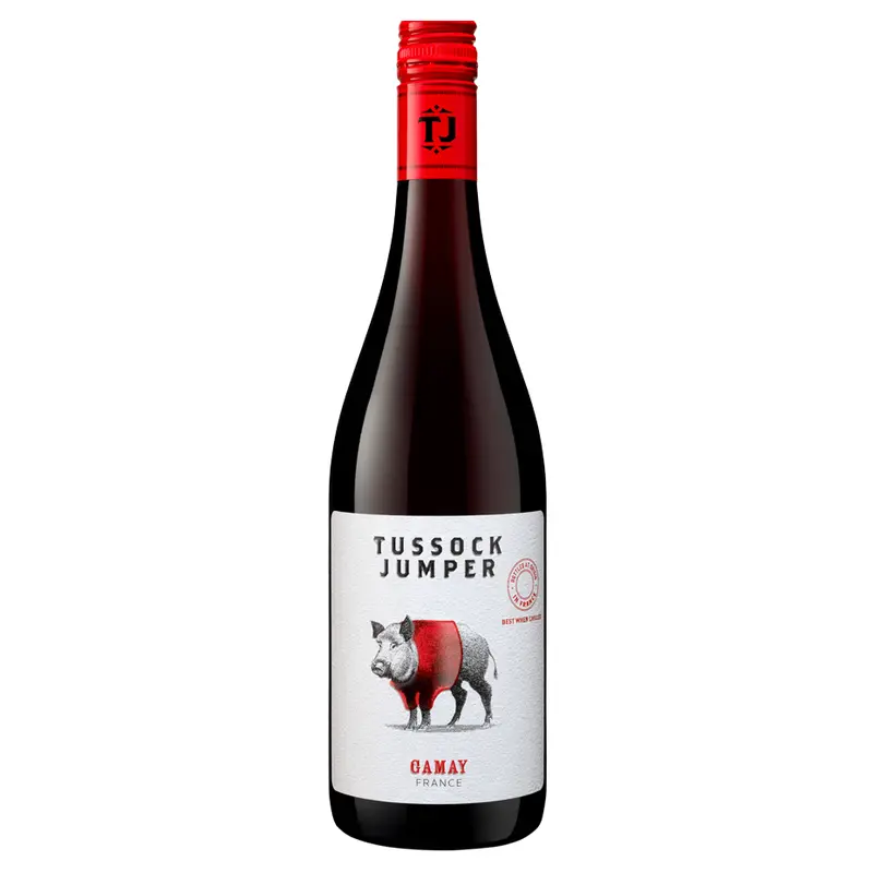 Vin Rosu Tussock Jumper Gamay Sec 0.75L
