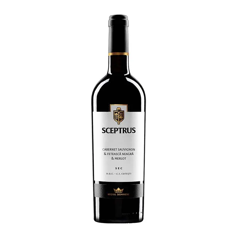 Vin Rosu Vincon Sceptrus Cabernet Sauvignon & Fetească Neagră & Merlot Sec 0.75L