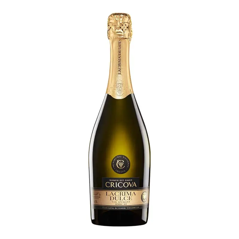 Vin Spumant Cricova Lacrima Dulce Demisec 0.75L