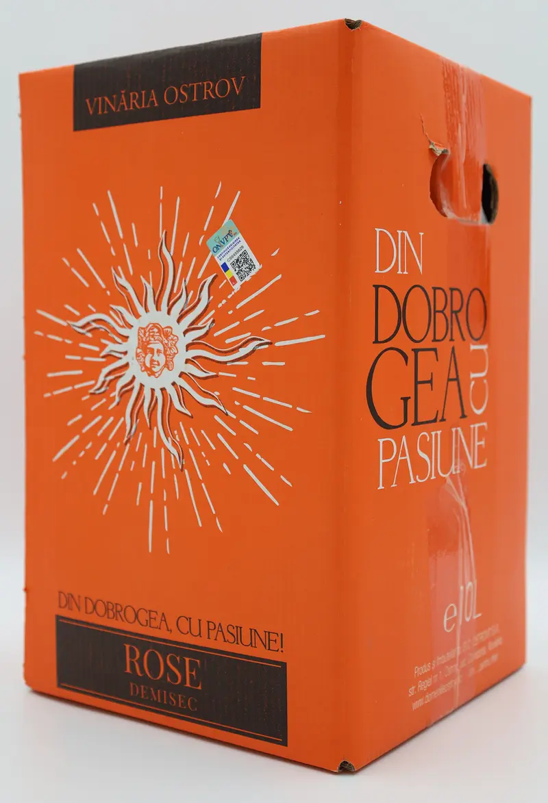 Vinăria Ostrov, Bag in box, 10 litri, Cabernet Sauvignon, Rose, Demisec