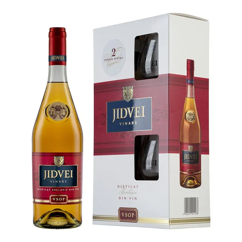 Vinars Jidvei VSOP 42% 0.7L + 2 pahare