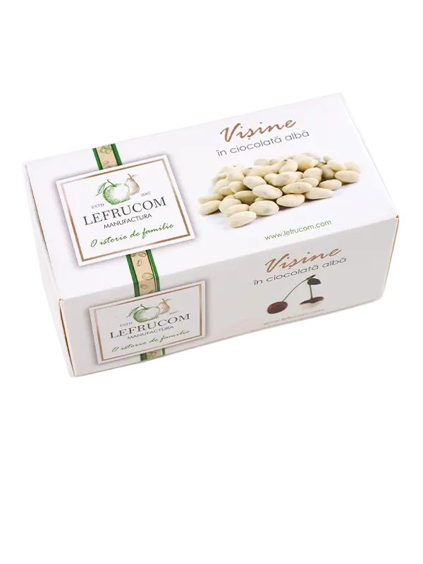 Vișine în ciocolată albă (100 g)
