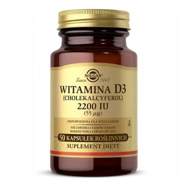 Vitamin D3 2200UI 50cps Solgar