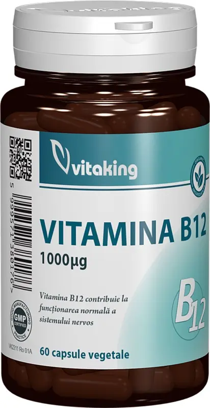 Vitamina B12 1000 µg 60 capsule vegetale – Vitaking