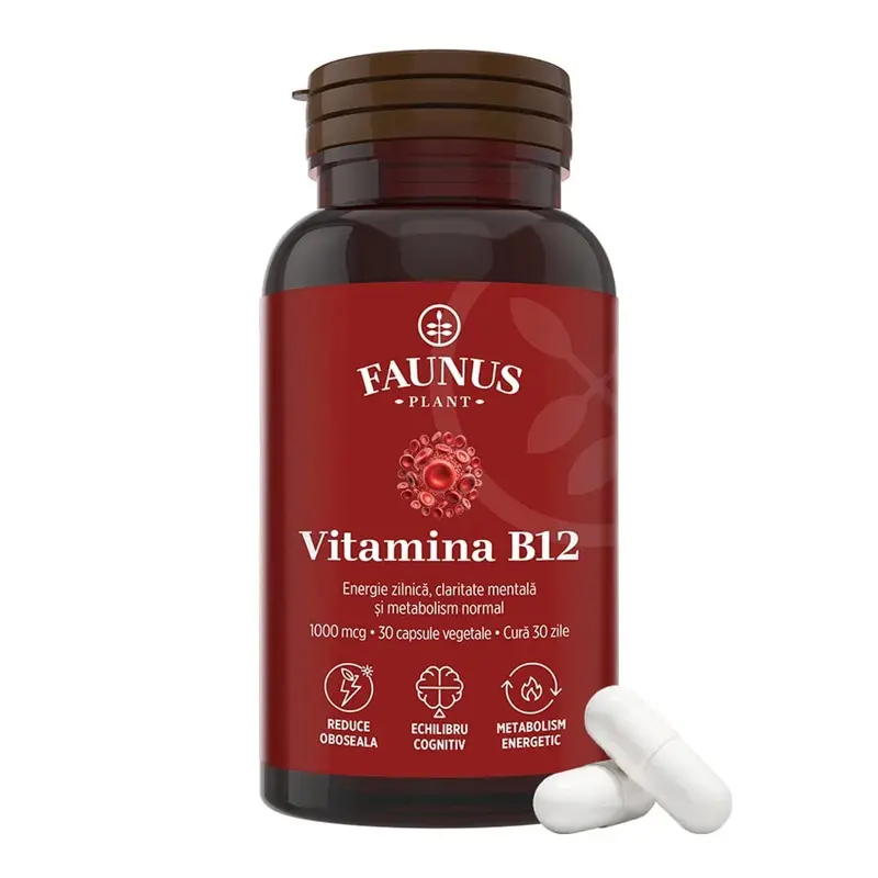 Vitamina B12 30 capsule vegetale – Faunus Plant