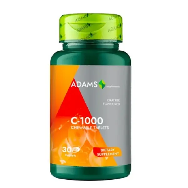Vitamina C-1000 30 comprimate masticabile – Adams Vision