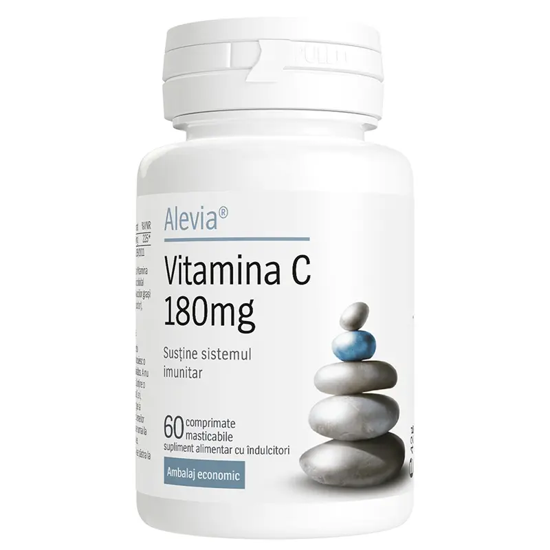 Vitamina C 180 mg 60 comprimate masticabile – Alevia