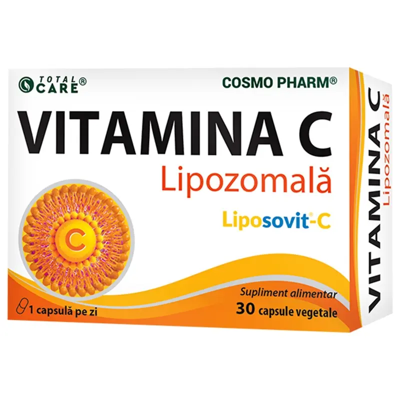 Vitamina C Liposovit-C 500 mg 30 capsule vegetale – Cosmo Pharm