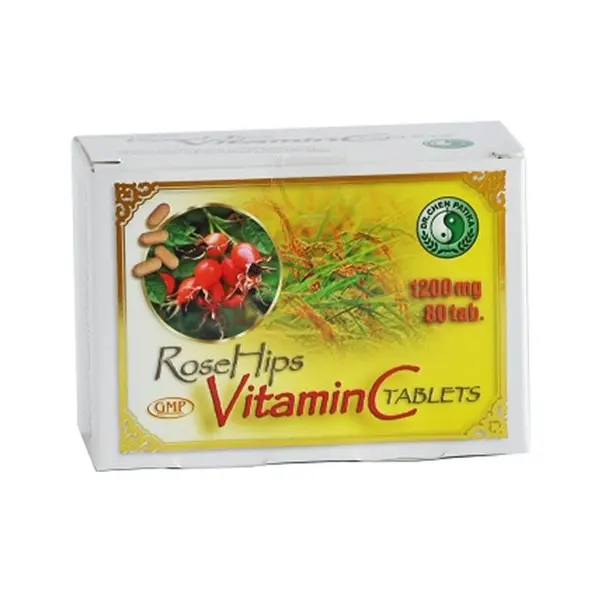 Vitamina C + măceșe 80 comprimate, 1200 mg – Dr. Chen Patika