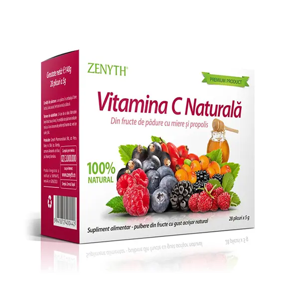 Vitamina C Naturala 28 pliculete Zenyth