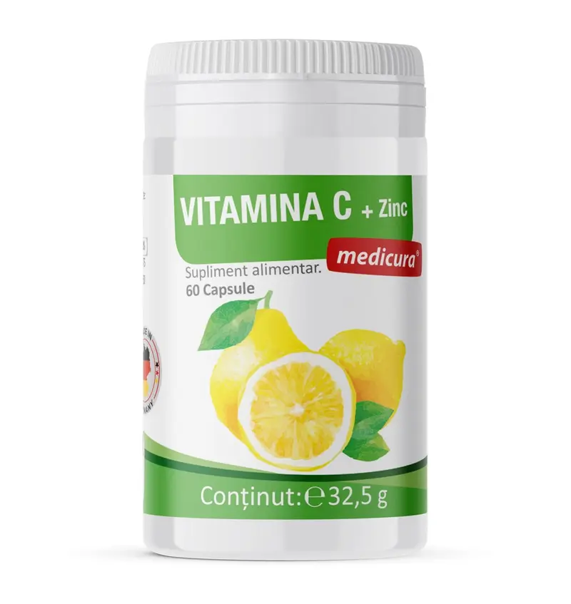 Vitamina C + Zinc 60 capsule