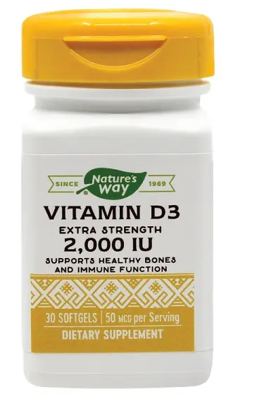 Vitamina D3 2000 UI 30 capsule moi – Secom - Oase și dinți