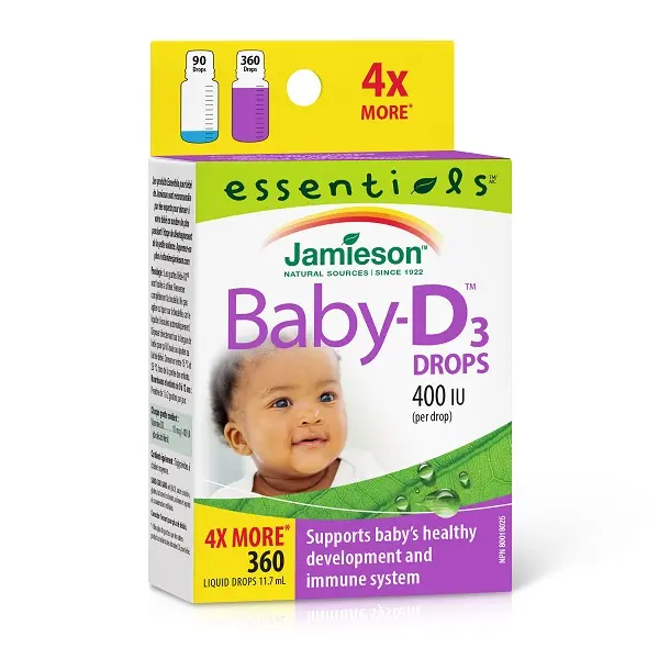 Vitamina D3 picături pentru copii 11,7 ml – Jamieson