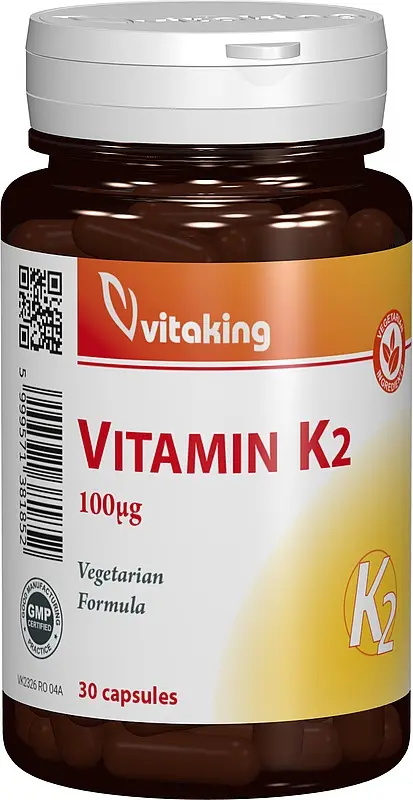 Vitamina K2 100 µg 30 capsule vegetale – Vitaking