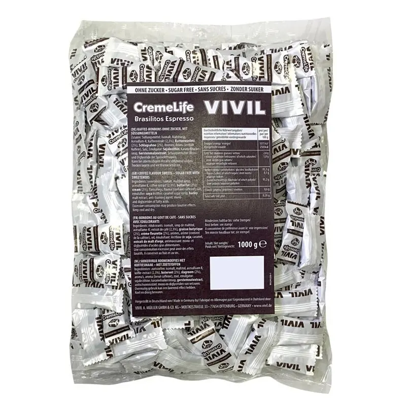Vivil Creme Life Brasilitos fără zahăr – 1 kg 1 kg – Vivil