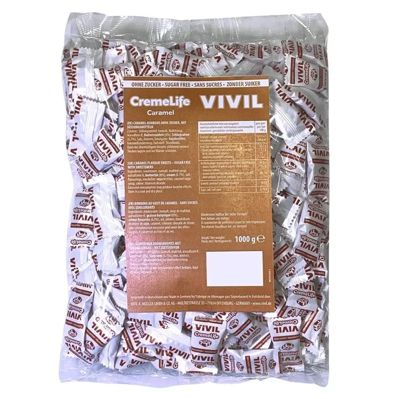Vivil Creme Life Caramel fără zahăr – 1 kg 1 kg – Vivil