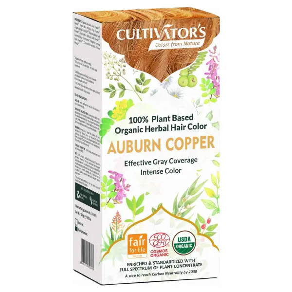 Vopsea bio din plante Auburn Cooper 100g Cultivator's