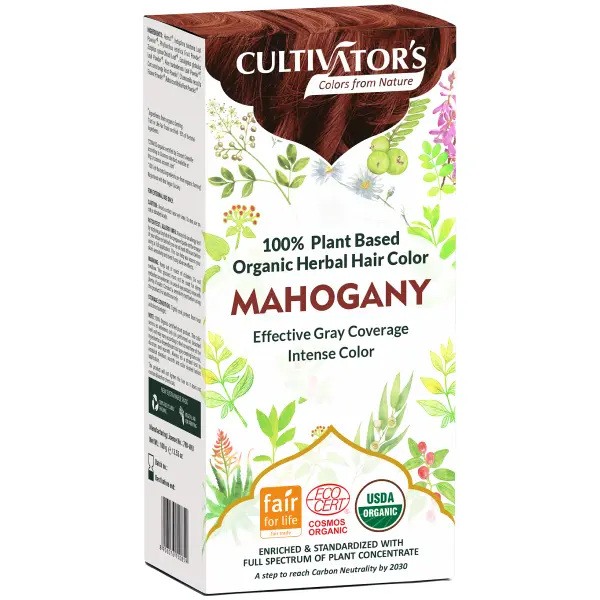 Vopsea bio din plante Mahogany 100g Cultivator's