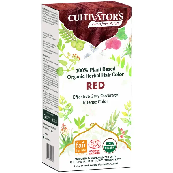 Vopsea bio din plante Red 100g Cultivator's