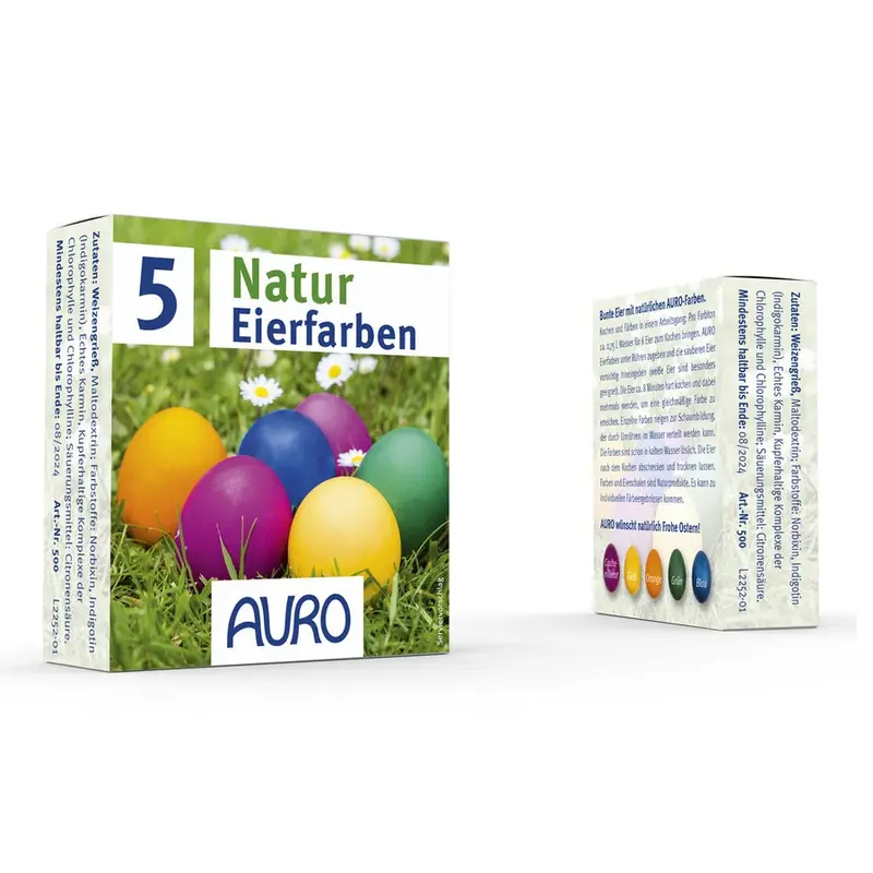 Vopsea de Oua Naturala 5 culori Auro