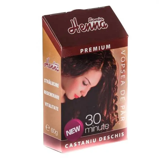 Vopsea par henna castaniu deschis 30min Nima Comimpex