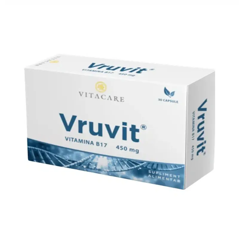 Vruvit Vitamina B17 30 capsule – Vita Care