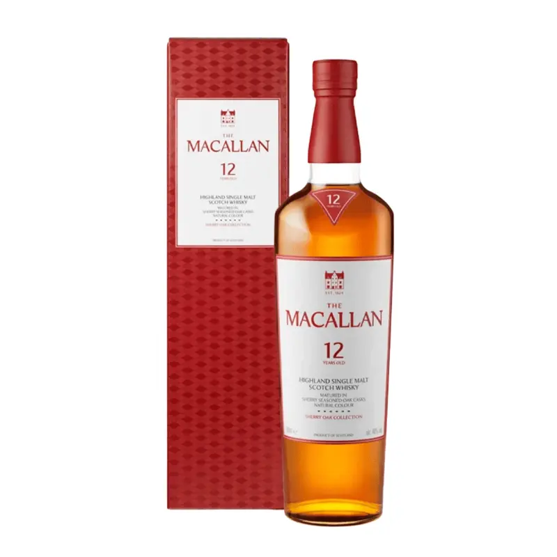 Whiskey Macallan 12 YO Sherry Oak 40% 0.7L
