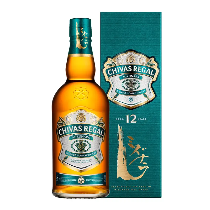 Whisky Scotch Chivas Regal Mizunara 40% Cutie 0.7L