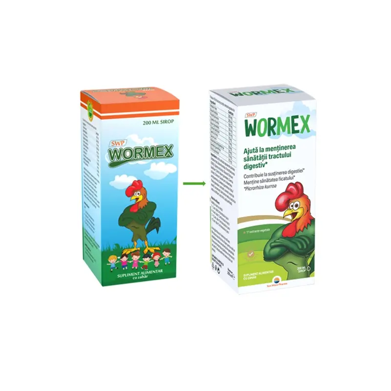 Wormex sirop 200 ml – Sunwave Pharma - Confort digestiv