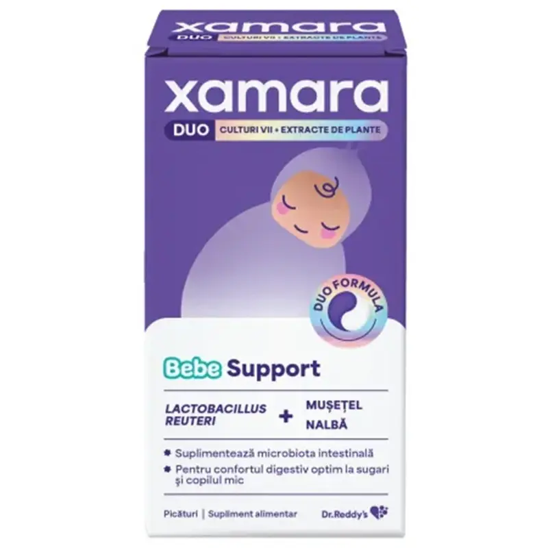 Xamara Duo Bebe Support picături orale, 14 ml – Dr. Reddy's