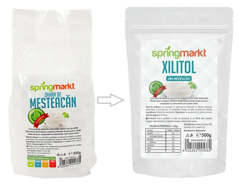 Xilitol 500 g – Springmarkt - Dulce ca zahărul