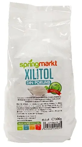 Xilitol 500 g – Springmarkt - Dulce, pentru deserturi